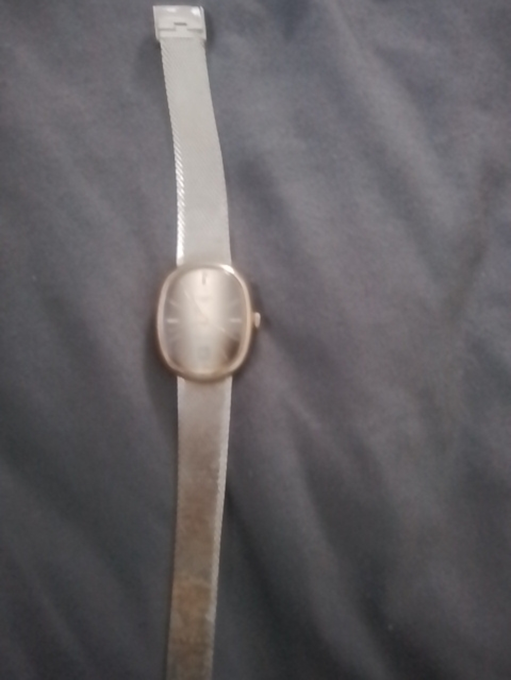 Vintage Silver-Tone Ladies Watch Timex Swiss Watch